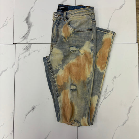 Serenede oil stained jeans preowned