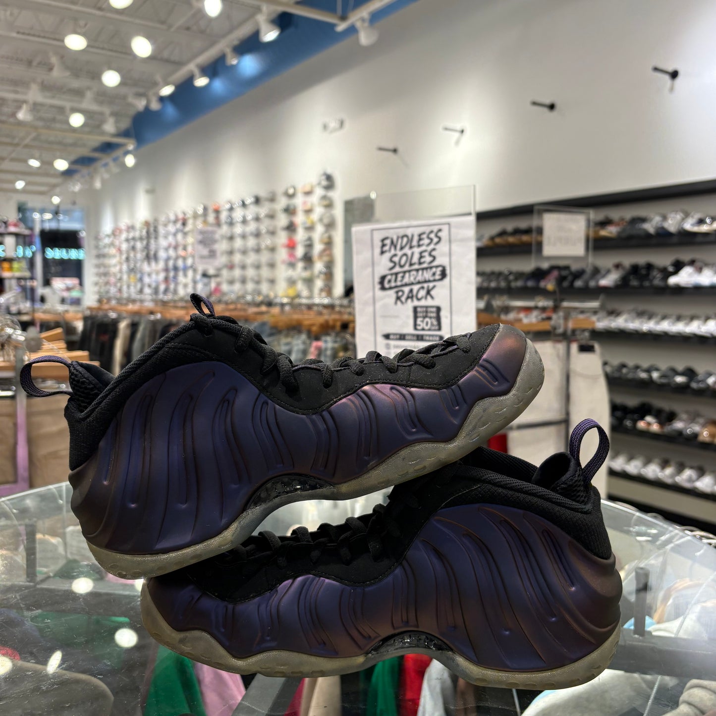 Nike Air Foamposite One 'Eggplant' Used No Box