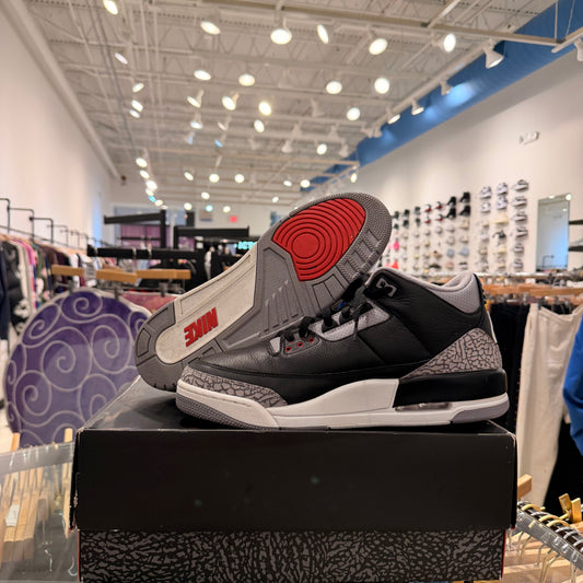 Jordan 3 ‘Black Cement’ USED W BOX