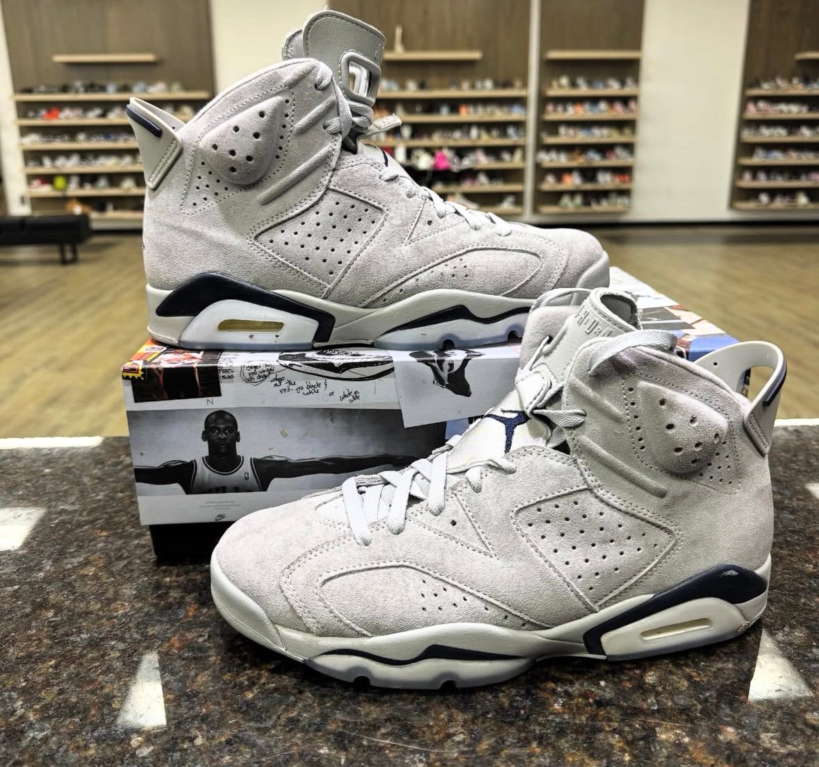 Jordan 6 Cool Grey Used With Box