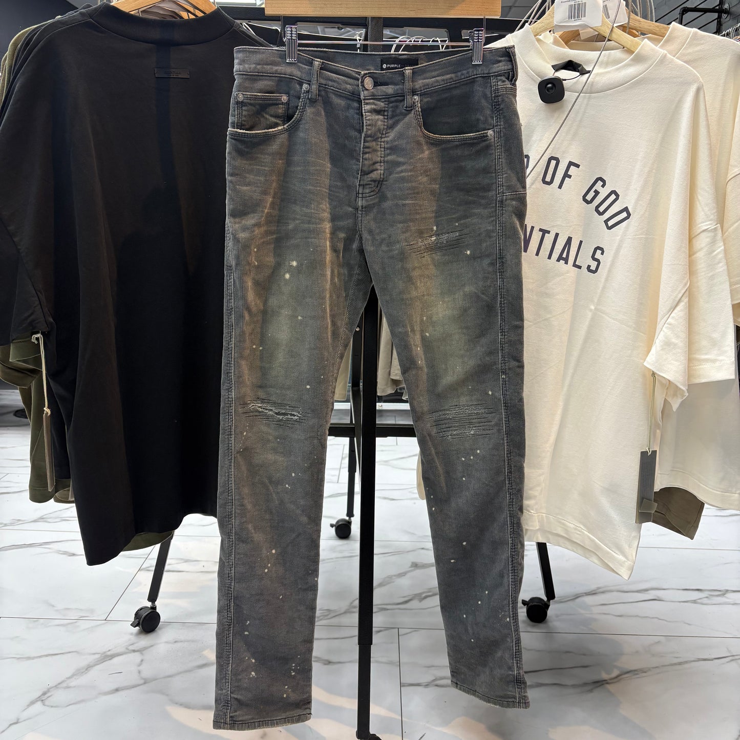 Pre-Owned Purple Jeans Velvet