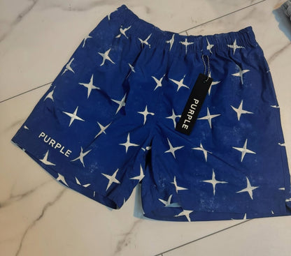Purple Brand Blue Swim Trunks Shorts