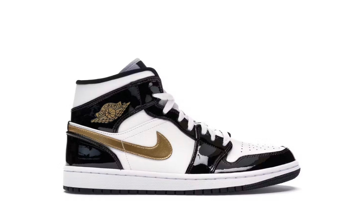 Jordan 1 Mid Patent Black