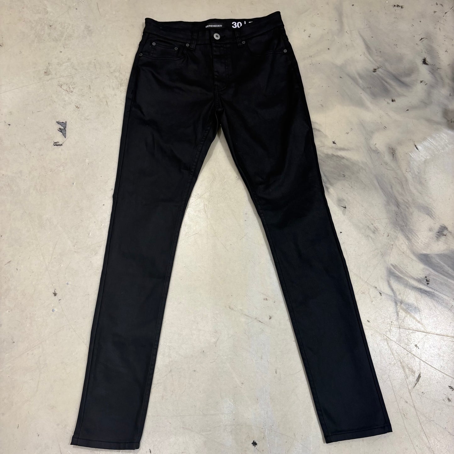 Serenede Black Wax Jean        PRE-OWNED
