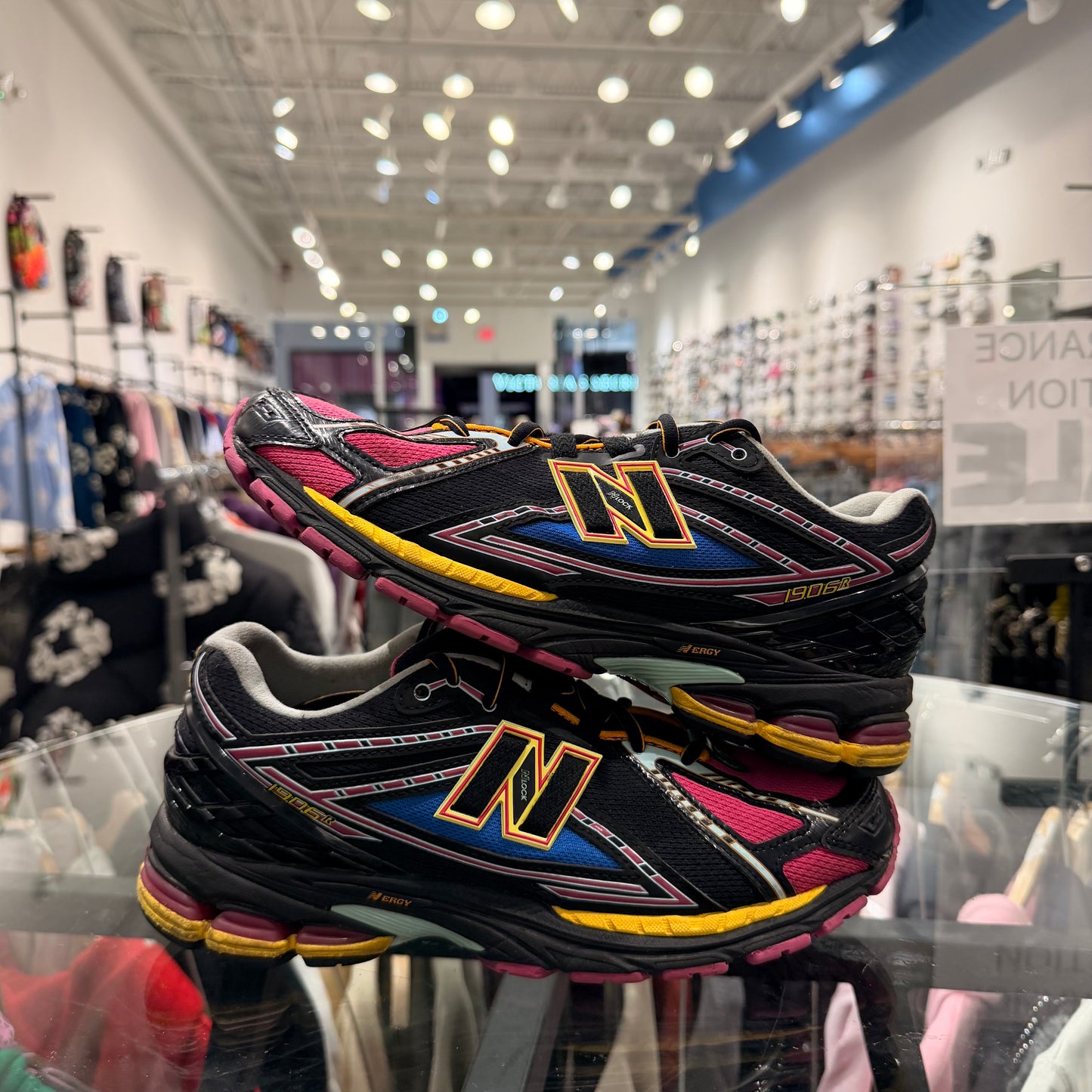 New Balance 1906R Black Multi-Color USED NO BOX
