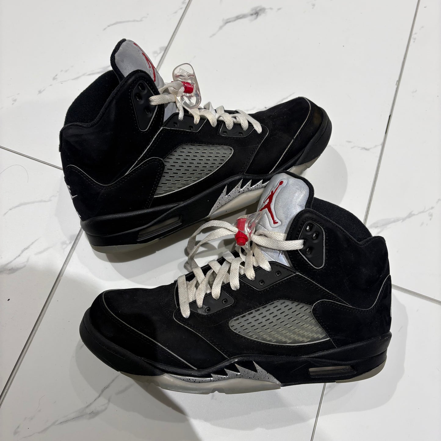 Jordan 5 Black Metallic Used No Box