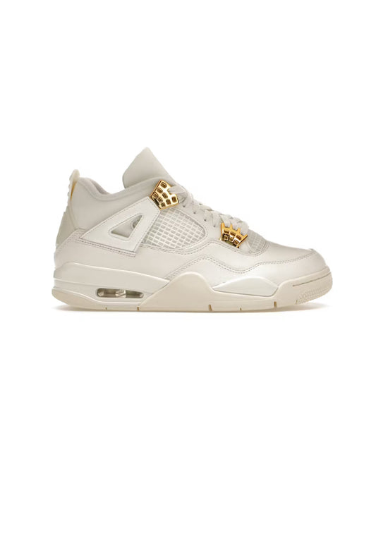 Jordan 4 W Metallic Gold