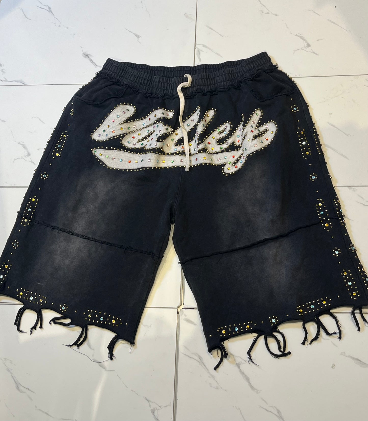Valley Dreams Black Sweatshorts