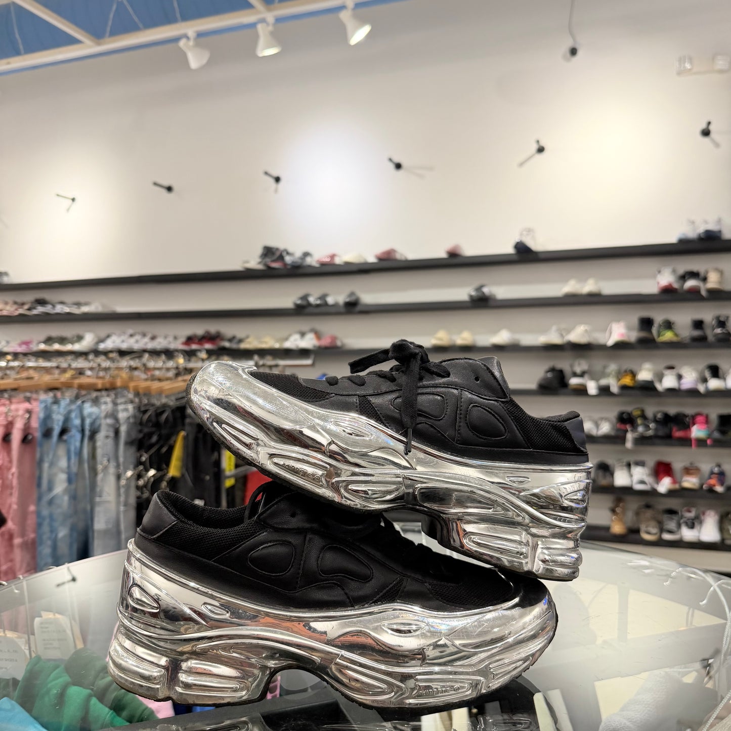 Adidas Ozweego Raf Simons Core Black Silver Metallic Used