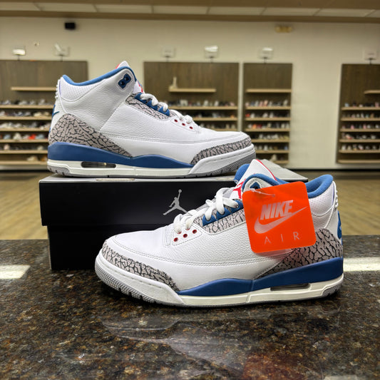 Jordan 3 True Blue Used W Box