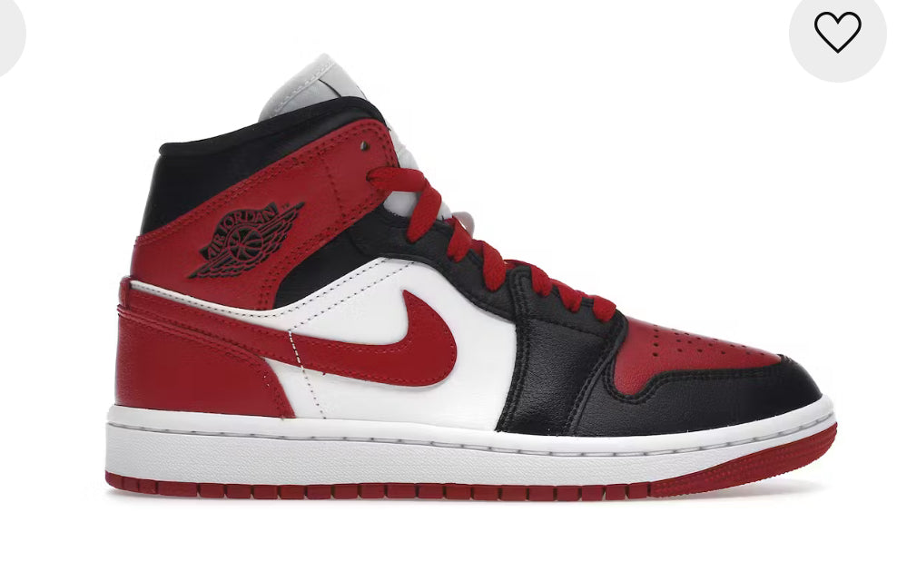 Jordan 1 Mid Alternate Bred Toe