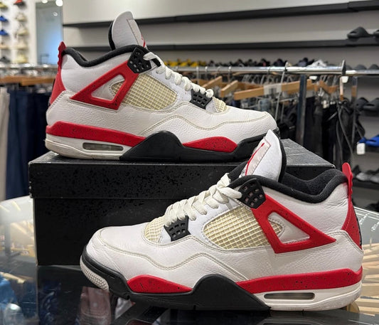 Jordan 4 Red Cement USED W BOX (K)
