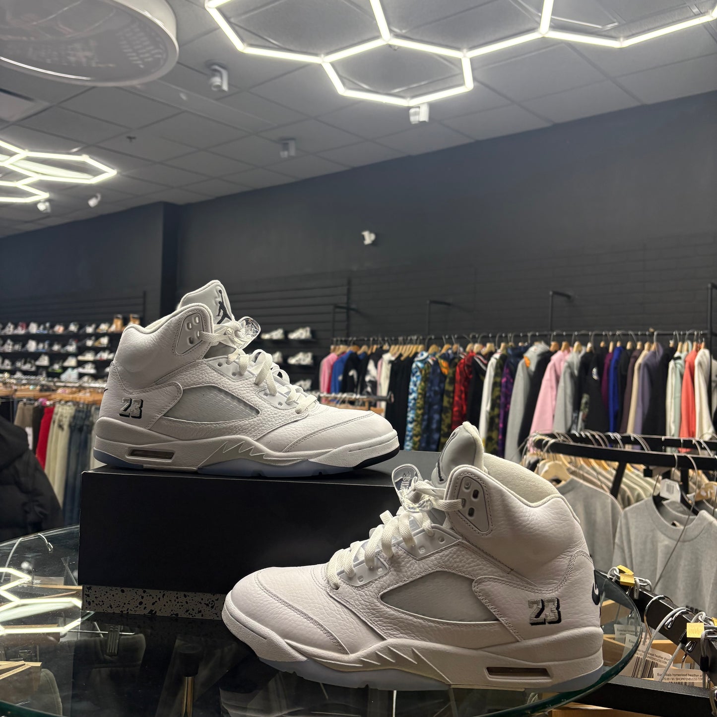 Jordan 5 ‘White Metallic’ USED W BOX