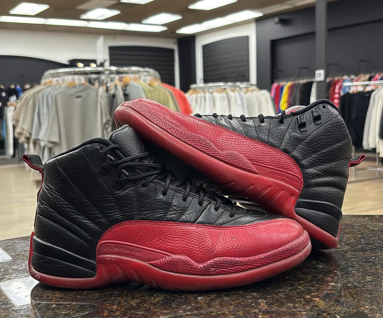 Jordan 12 Flu Game Used WITH BOX