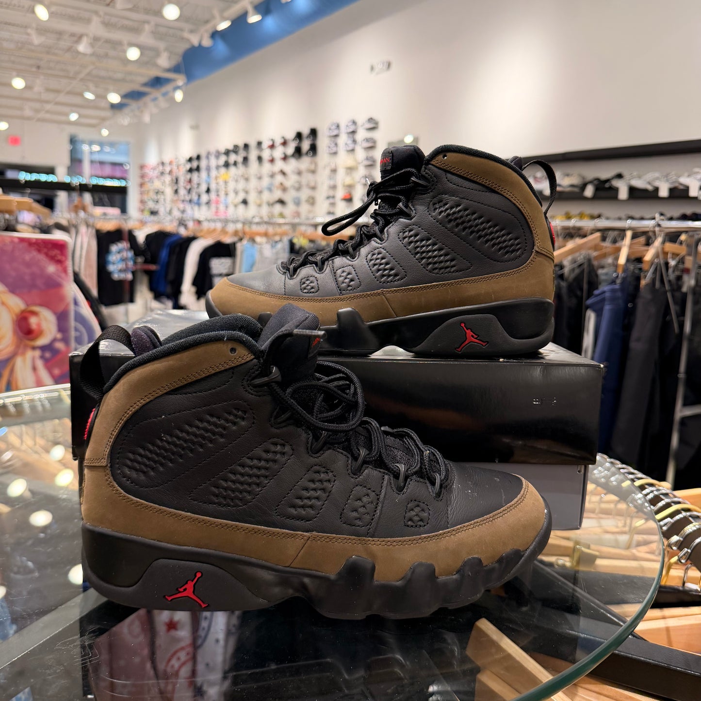 Jordan 9 Olive Used With Box