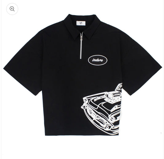 INDOR FAST LIFE BLACK QUARTER ZIP
