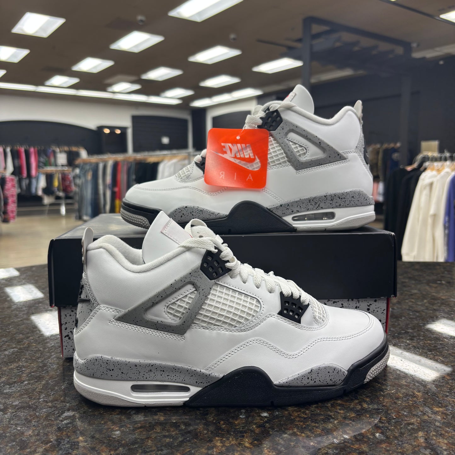 Jordan 4 White Cement VNDS WITH BOX