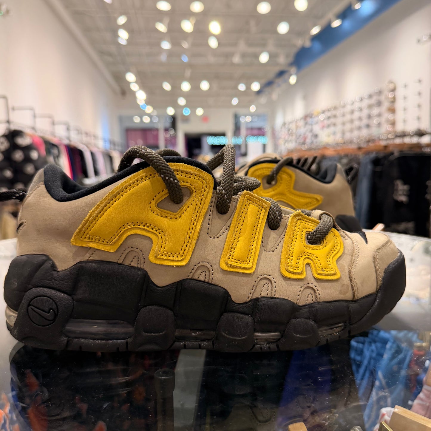 AMBUSH x Nike Air More Uptempo Low 'Limestone' Used no Box