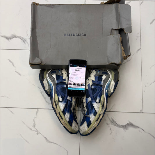 Balenciaga runner blue white USED WITH BOX
