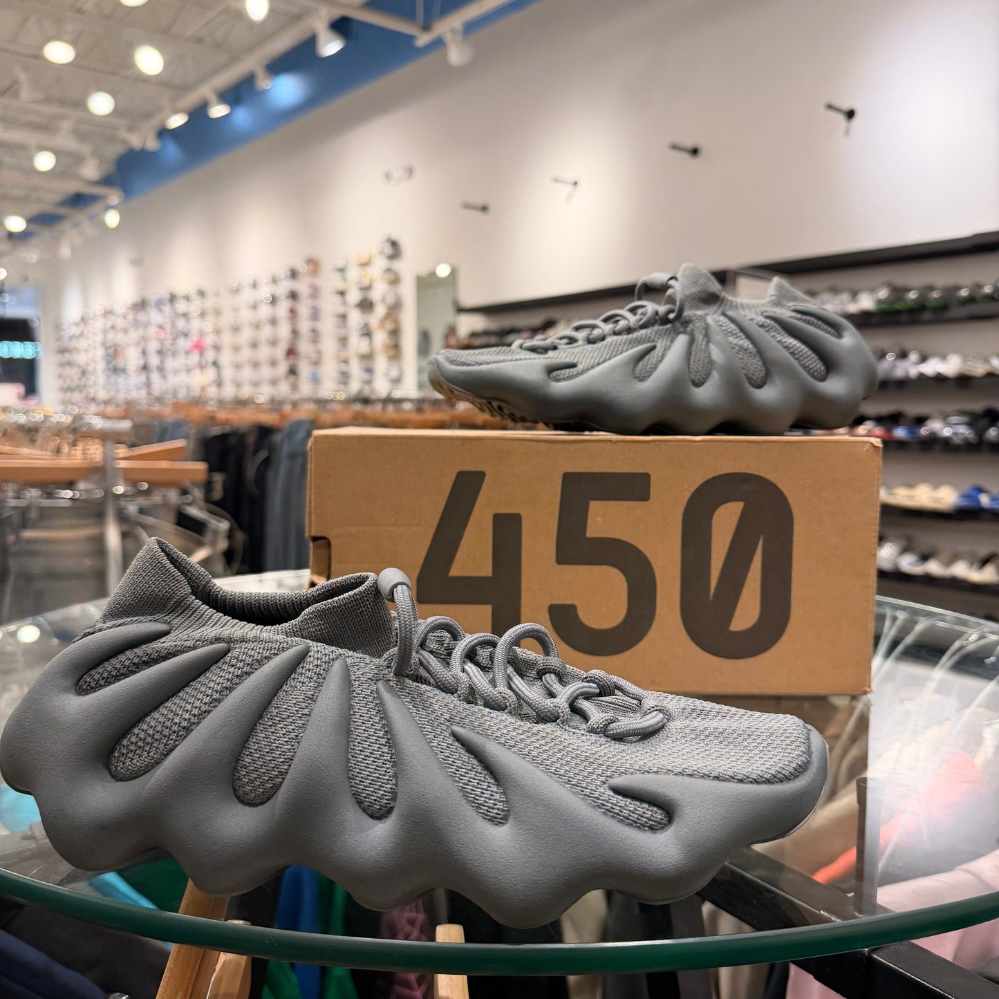 Adidas Yeezy 450 stone teal used with box