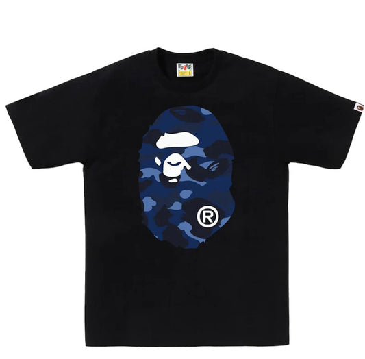 Bape #23 Color Camo Big Ape Head Tee