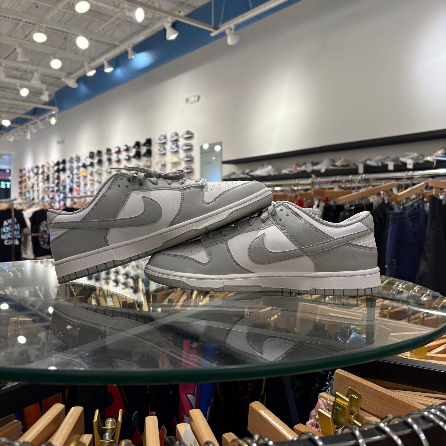 Nike Dunk low white light smoke grey no box