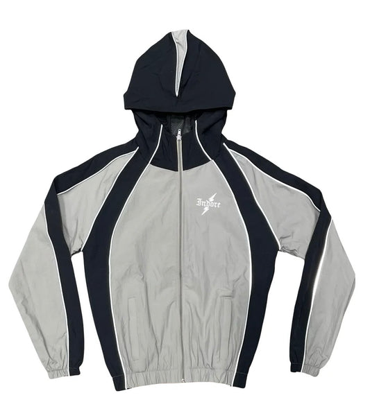 INDORE SIGNATURE 3M LIGHT-GRAY/BLACK WINDBREAKER