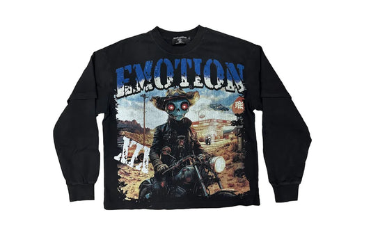 Mixed Emotion Black Racer Long Sleeve