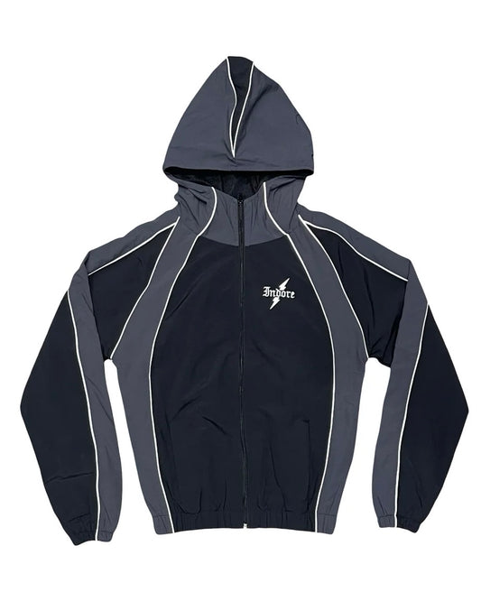 INDORE SIGNATURE 3M DARK GREY/ BLACK WINDBREAKER