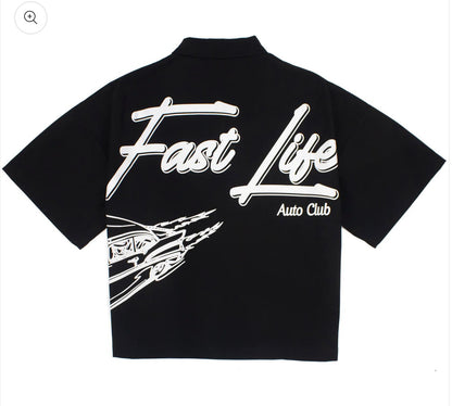 INDOR FAST LIFE BLACK QUARTER ZIP