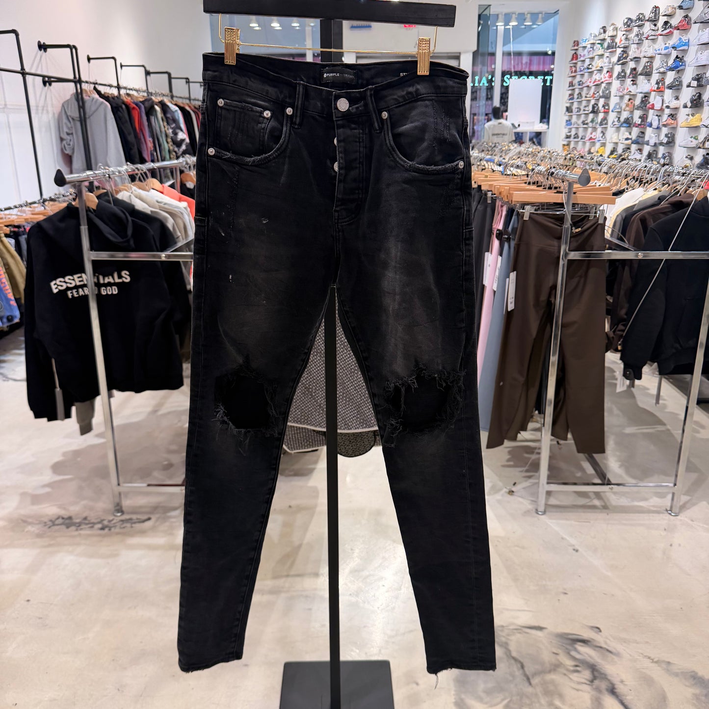 PRE-OWNED Purple Jeans W Back Tag