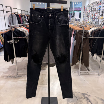 PRE-OWNED Purple Jeans W Back Tag