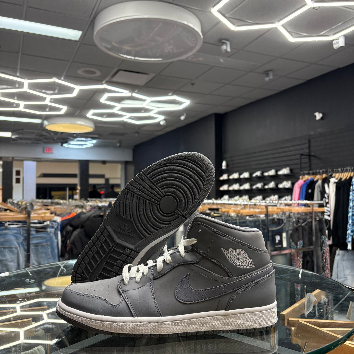 Jordan 1 Mid ‘Cool Grey’ USED NO BOX