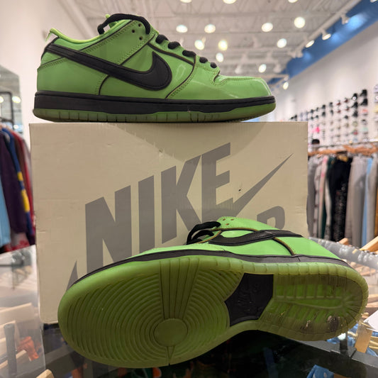 Nike SB Dunk Low The Powerpuff Girls Buttercup Used With Box