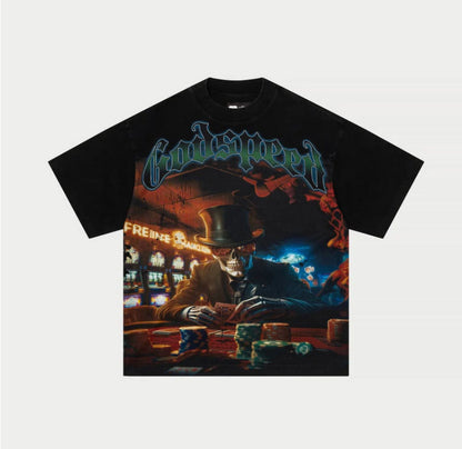 God speed life’s a gamble tee