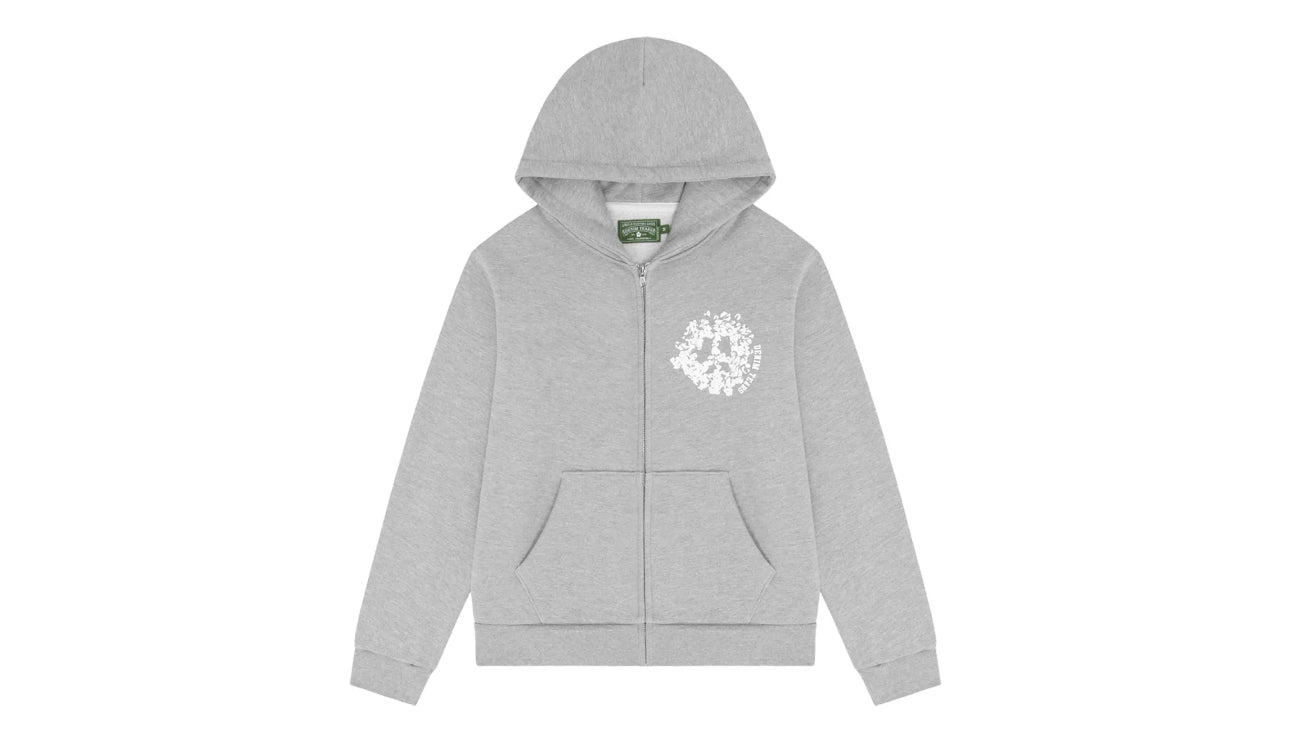 Denim Tears #12 Grey Denim University Zip Hoodie