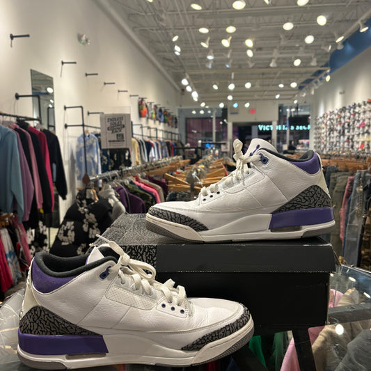 Jordan 3 Vivid Purple USED W BOX