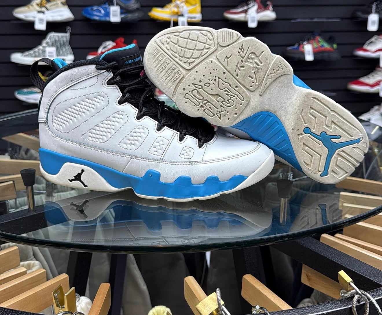 Jordan 9 Poweder Blue Used No Box