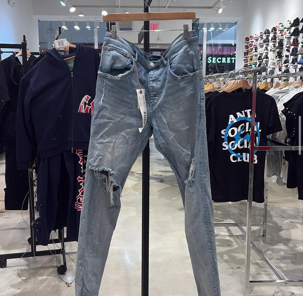 Purple Brand Pre-owned With Front & Back Tag Jeans