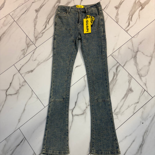 Guapi Jean w Patches All Over