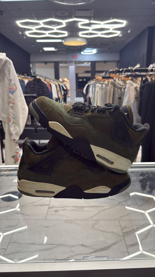 Jordan 4 Olive Green USED NO BOX