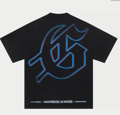 Godspeed skeleton crowd surf black  t-shirt