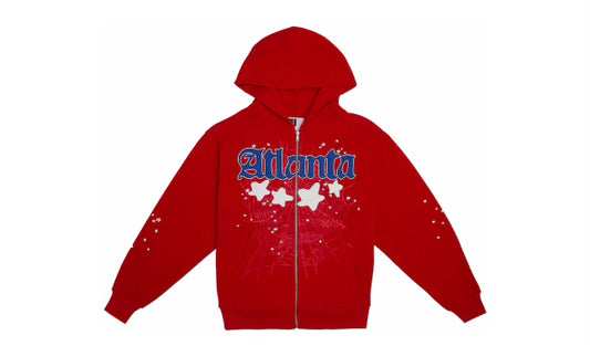 Sp5der #17 Atlanta Zip Up Red