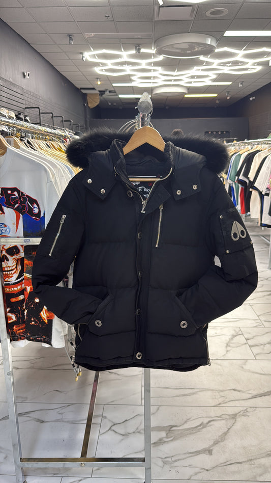 Moose Knuckle Black Coat USED