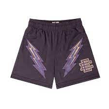 Eric Emanuel Pattern Mesh Grape Shorts