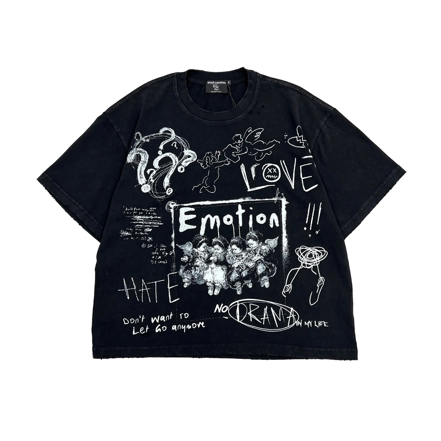 Mixed Emotion Chaos Black Tee