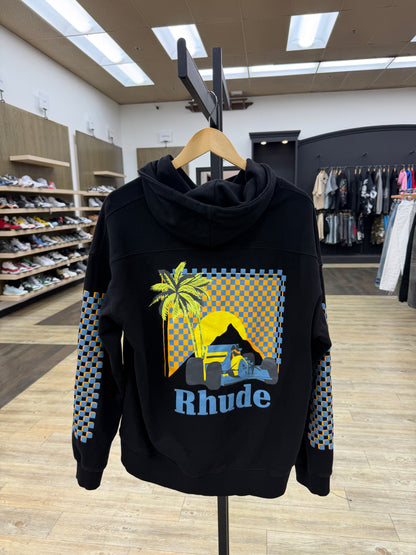 Rhude Black Hoodie Pre-Owned