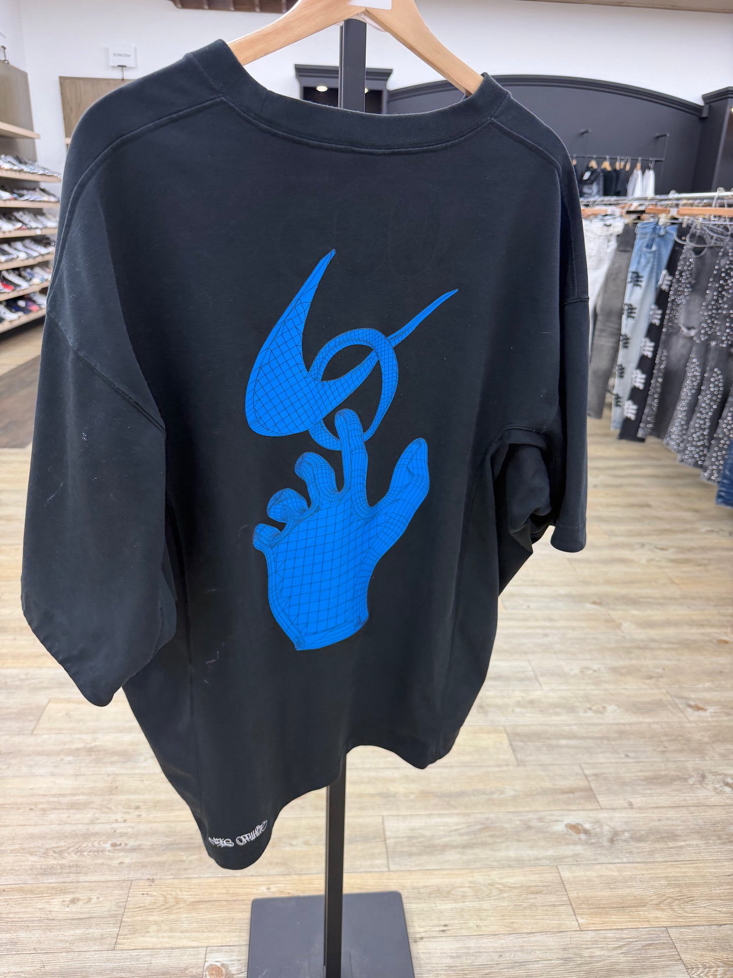 Nike X Off White Black Blue Pre-Owned Tee