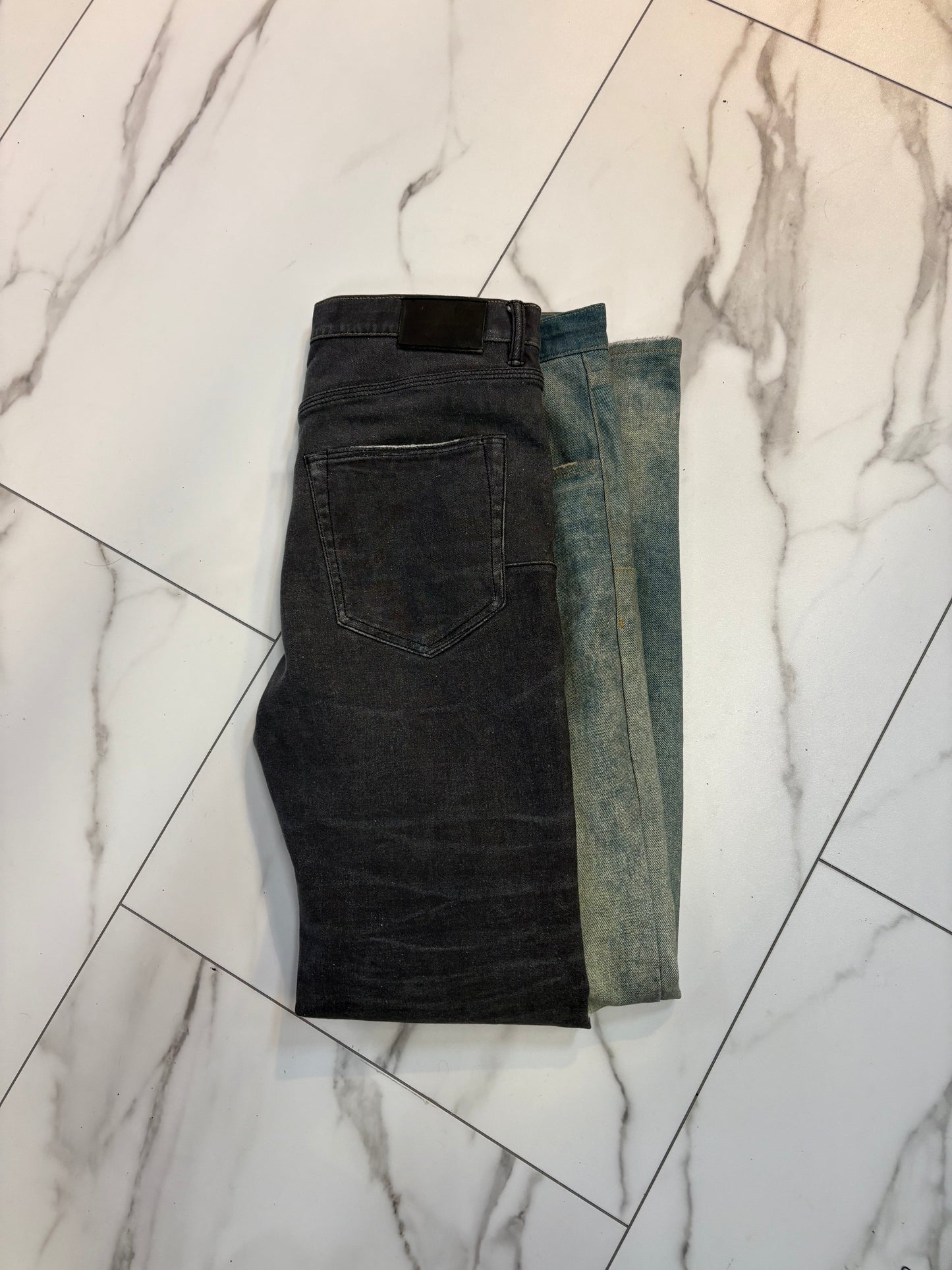 Purple Jean Blue n Grey mix