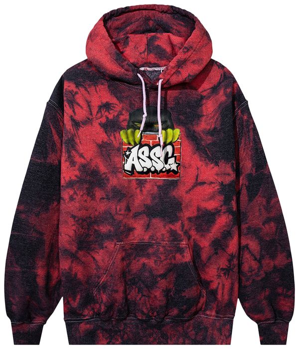 Anti Social Social Club x Polo Cutty Snow On The 405 Hoodie 'Black/Red'